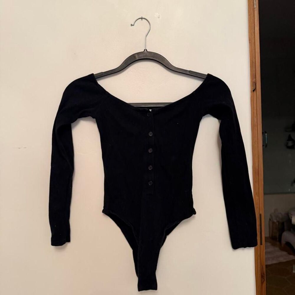 Princess-polly Women's Black and Navy Bodysuit